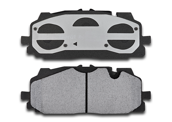 Тормозные колодки Gerat BPF197PG (передние) Low-metallic