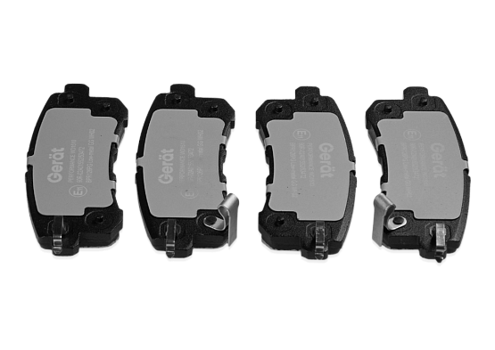 Тормозные колодки Gerat BPR126PG (задние) Low-metallic