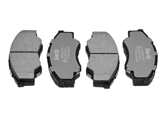 Тормозные колодки Gerat BPF107PG (передние) Low-metallic
