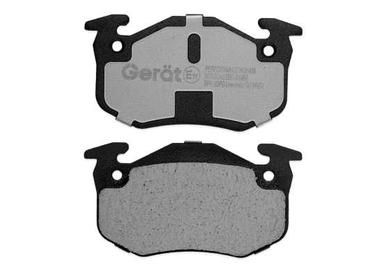 Тормозные колодки Gerat BPR183PG (задние) Low-metallic