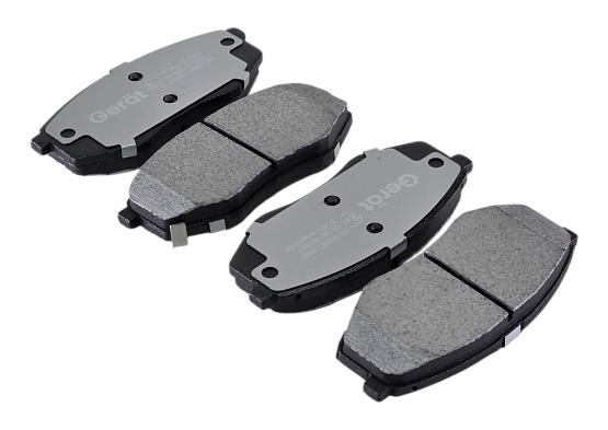 Тормозные колодки Gerat BPF207PG (передние) Low-metallic