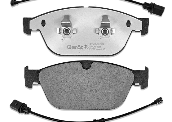 Передние тормозные колодки Gerat BPF329PG Low-metallic