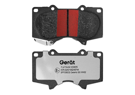 Тормозные колодки Gerat BPF006CG (передние) Ceramic