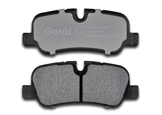 Тормозные колодки Gerat BPR043PG (задние) Low-metallic