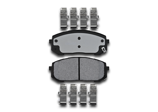 Тормозные колодки Gerat BPF186PG (передние) Low-metallic