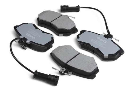 Тормозные колодки Gerat BPF083PG (передние) Low-metallic