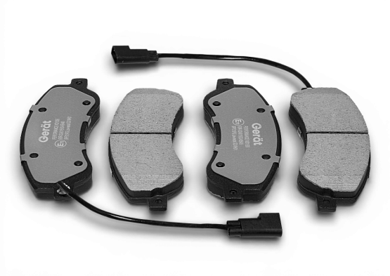 Тормозные колодки Gerat BPF315PG (передние) Low-metallic