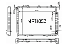 Радиатор охлаждения двигателя Gerat MR-118/3R