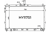 Радиатор охлаждения двигателя Gerat HY-117/1R