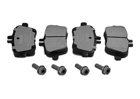 Тормозные колодки Gerat BPR142PG (задние) Low-metallic