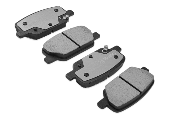 Задние тормозные колодки Gerat BPR163PG Low-metallic