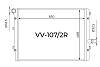 Радиатор охлаждения двигателя Gerat VV-107/2R