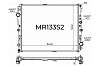 Радиатор охлаждения двигателя Gerat MR133S2