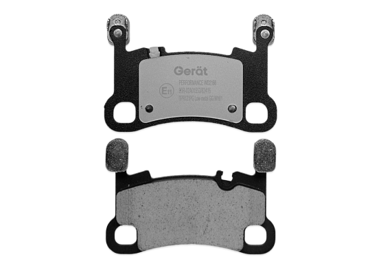 Тормозные колодки Gerat BPR121PG (задние) Low-metallic