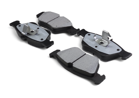 Тормозные колодки Gerat BPF123PG (передние) Low-metallic