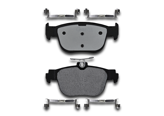 Тормозные колодки Gerat BPR133PG (задние) Low-metallic