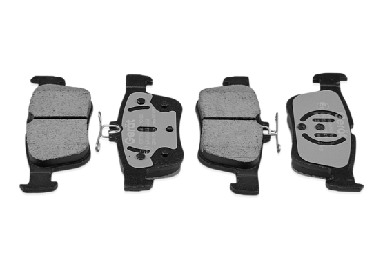 Тормозные колодки Gerat BPR138PG (задние) Low-metallic