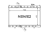 Радиатор охлаждения двигателя Gerat NS141E2