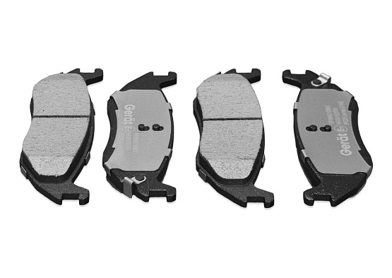 Задние тормозные колодки Gerat BPR222PG Low-metallic