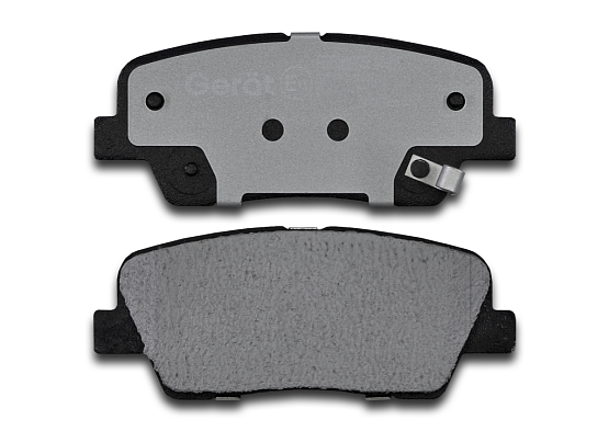 Тормозные колодки Gerat BPR100PG (задние) Low-metallic