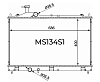 Радиатор охлаждения двигателя Gerat MS-134/1R