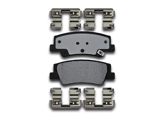 Тормозные колодки Gerat BPR082PG (задние) Low-metallic