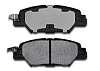 Тормозные колодки Gerat BPR096PG (задние) Low-metallic