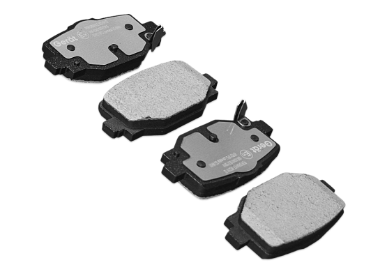 Задние тормозные колодки Gerat BPR211PG Low-metallic
