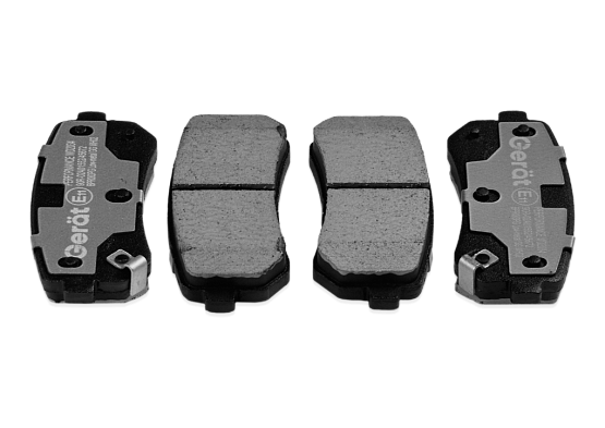 Тормозные колодки Gerat BPR083PG (задние) Low-metallic