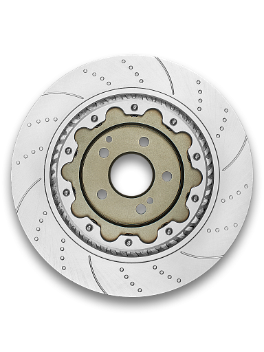 Тормозной диск двухсоставной Gerat GSDR041 (задний) Sport