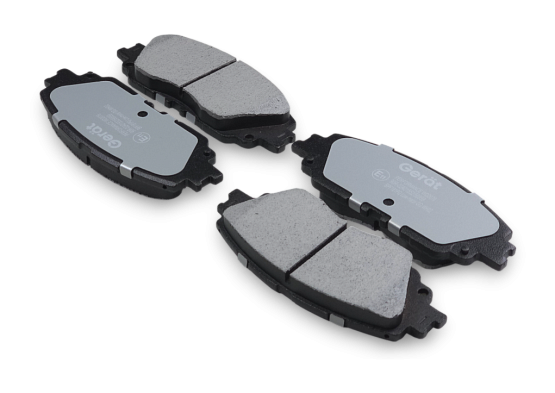 Тормозные колодки Gerat BPF181PG (передние) Low-metallic