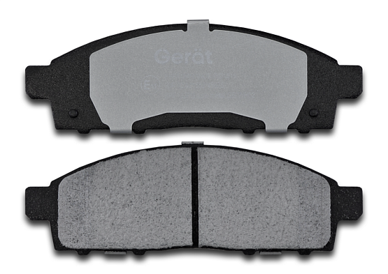 Тормозные колодки Gerat BPF122PG (передние) Low-metallic