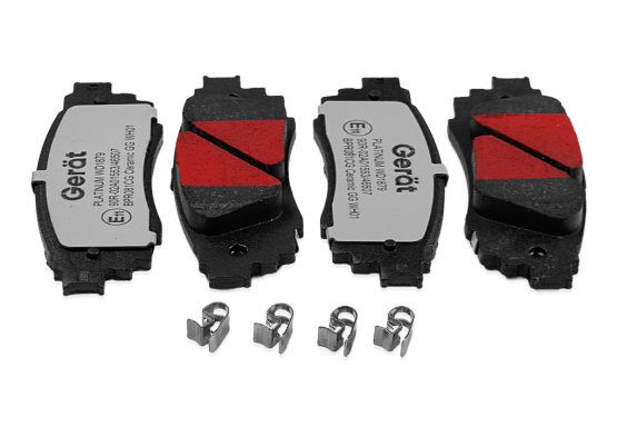 Тормозные колодки Gerat BPR081CG (задние) Ceramic