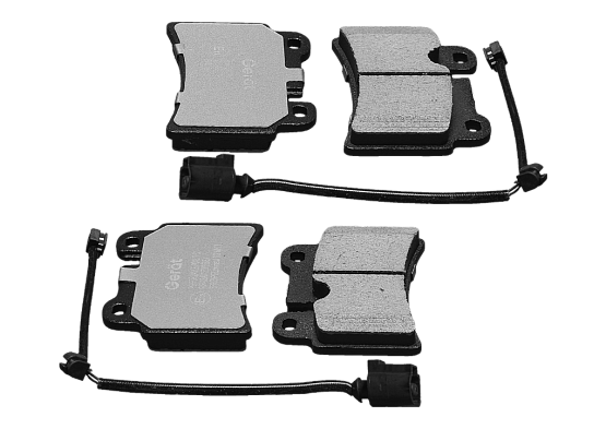 Задние тормозные колодки Gerat BPR059PG Low-metallic