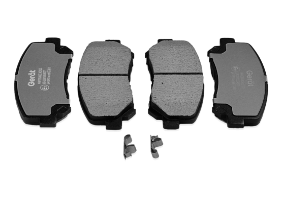 Тормозные колодки Gerat BPF163PG (передние) Low-metallic