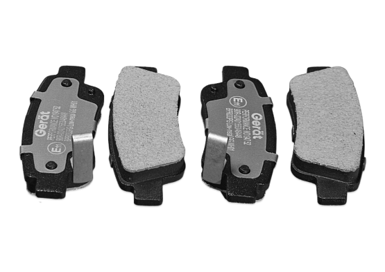 Задние тормозные колодки Gerat BPR033PG Low-metallic