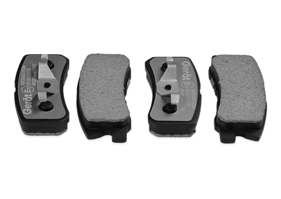 Тормозные колодки Gerat BPR122PG (задние) Low-metallic