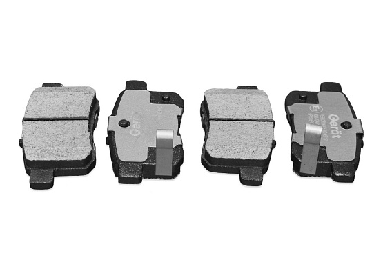 Задние тормозные колодки Gerat BPR065PG Low-metallic