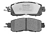 Передние тормозные колодки Gerat BPF358PG Low-metallic