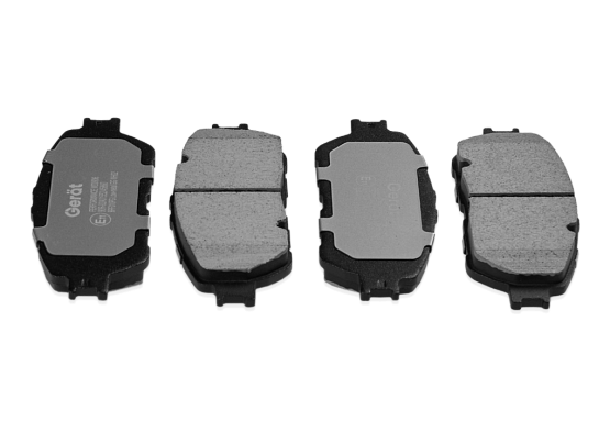 Тормозные колодки Gerat BPF010PG (передние) Low-metallic