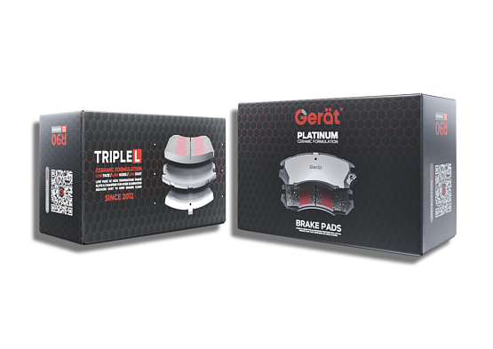Тормозные колодки Gerat BPR064CG (задние) Ceramic