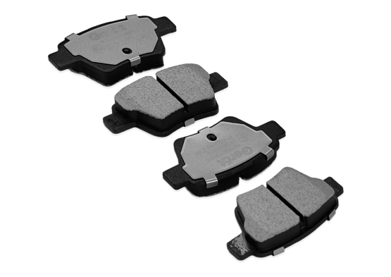 Тормозные колодки Gerat BPR185PG (задние) Low-metallic