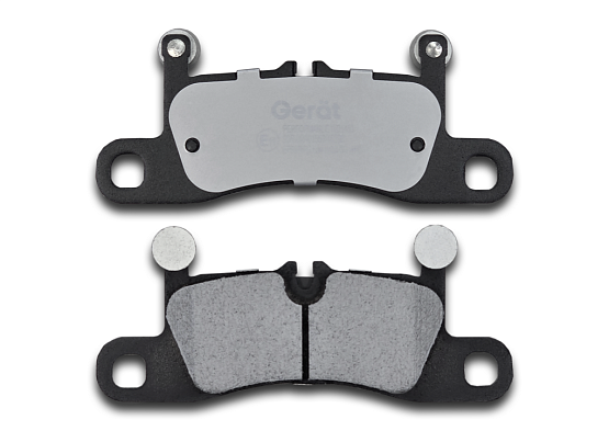 Тормозные колодки Gerat BPR076PG (задние) Low-metallic
