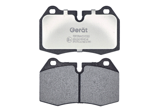 Тормозные колодки Gerat BPF070PG (передние) Low-metallic