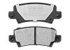 Задние тормозные колодки Gerat BPR016PG Low-metallic
