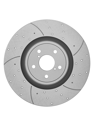Тормозной диск Gerat F028P (передний) Platinum