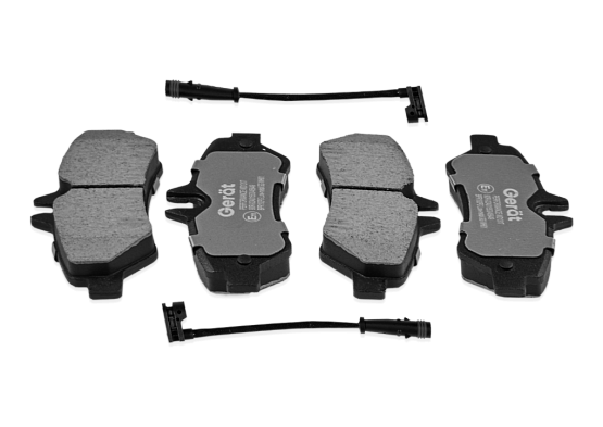 Тормозные колодки Gerat BPR192PG (задние) Low-metallic