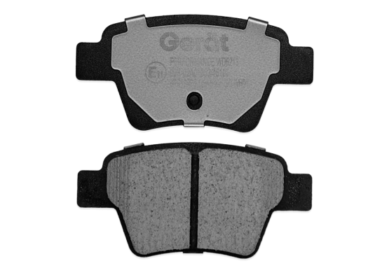 Тормозные колодки Gerat BPR185PG (задние) Low-metallic