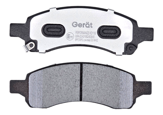 Тормозные колодки Gerat BPF333PG (передние)