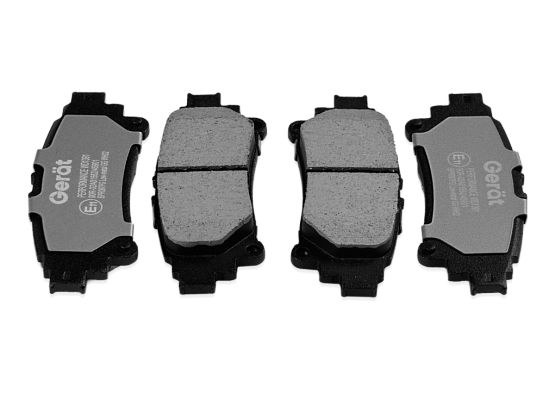 Тормозные колодки Gerat BPR097PG (задние) Low-metallic